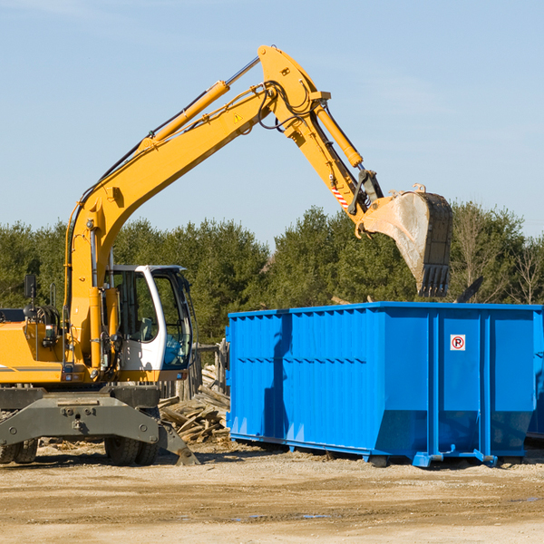 are there any additional fees associated with a residential dumpster rental in Bloomington Texas